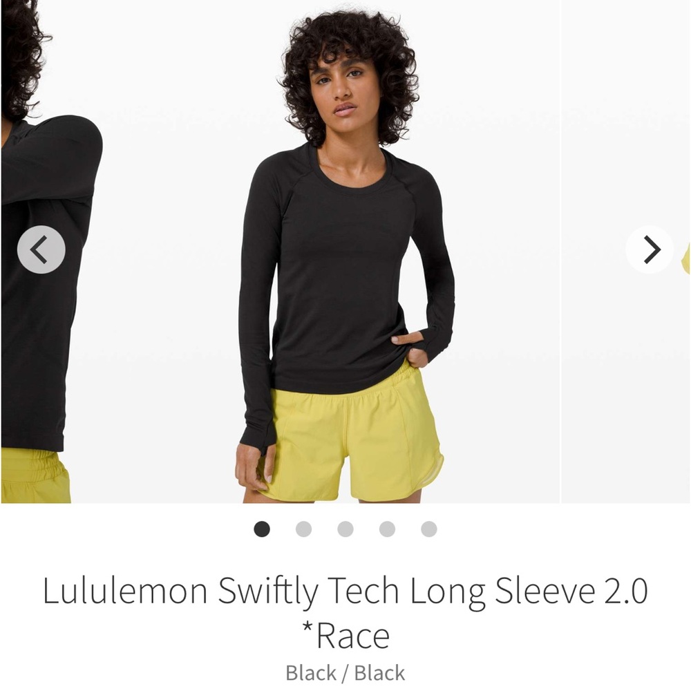 Lululemon Swiftly Tech Long Sleeve 2.0 *Race
Black / Black